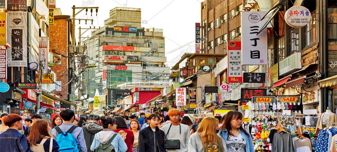 Thong tin về trường đại học Hongik tại Phố Hongtae ở Seoul, H&agrave;n quốc